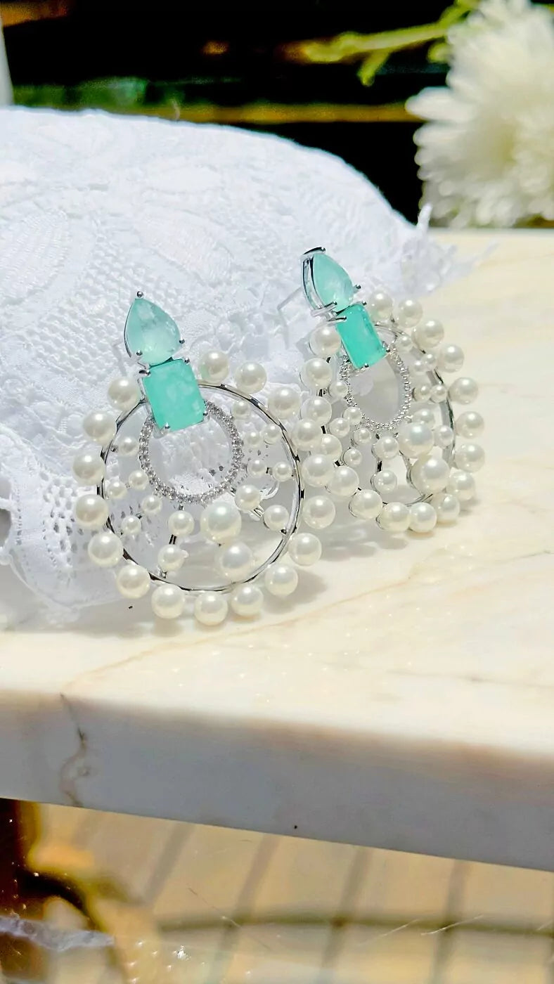 ROUND PEARL EARRING