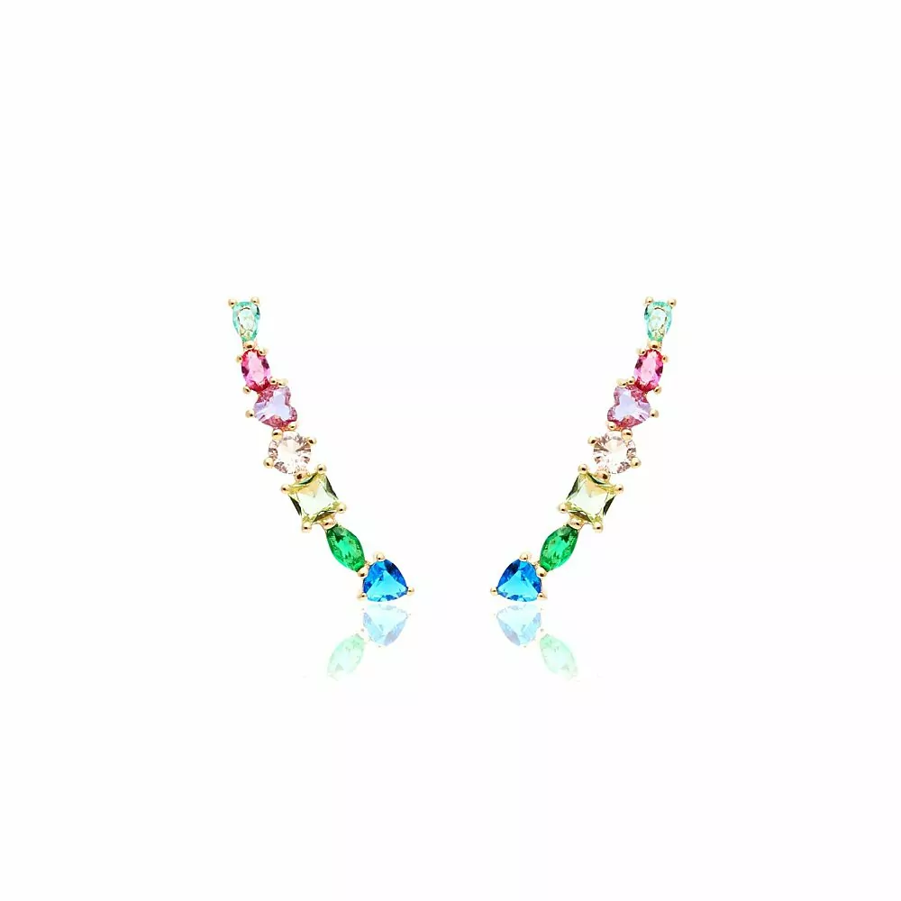 SAPPHIRE CRYSTAL EARRING