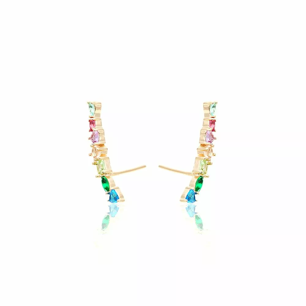 SAPPHIRE CRYSTAL EARRING