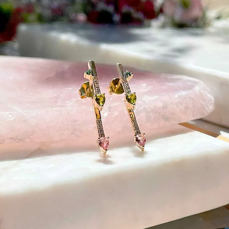 COLORED SHAPES EARRING
