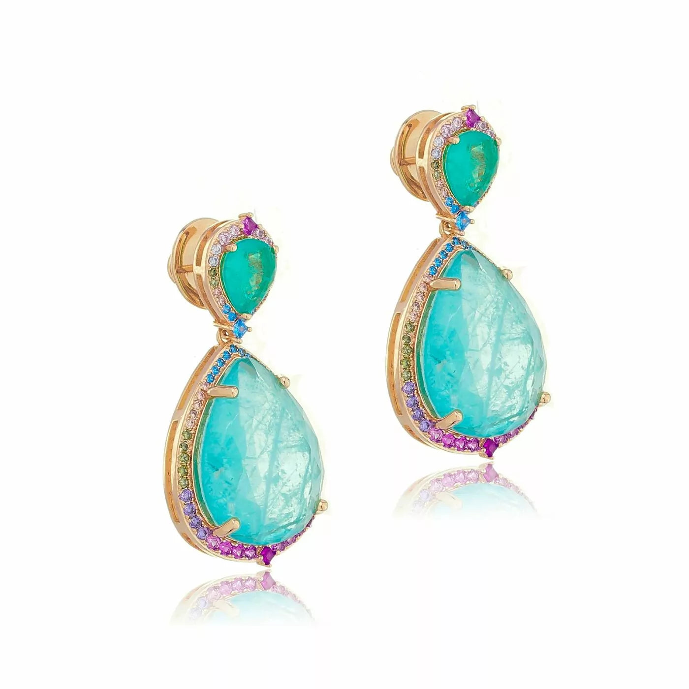COLORFUL DROP EARRING