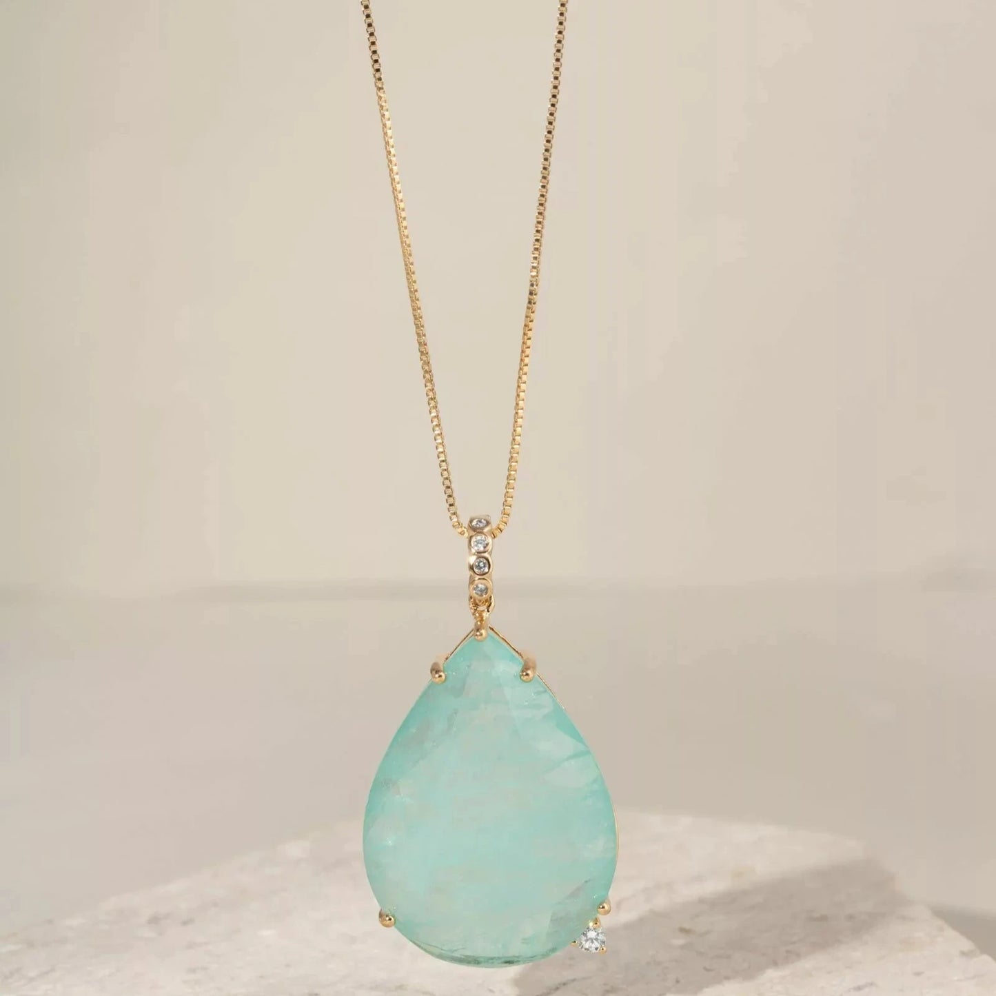 DROP TOURMALINE NECKLACE