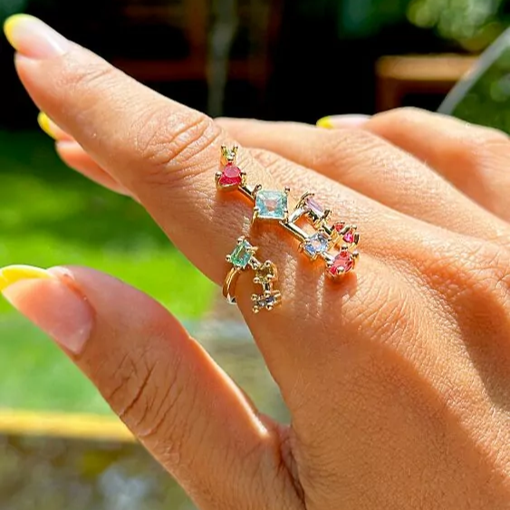 SHAPES PARAIBA RING