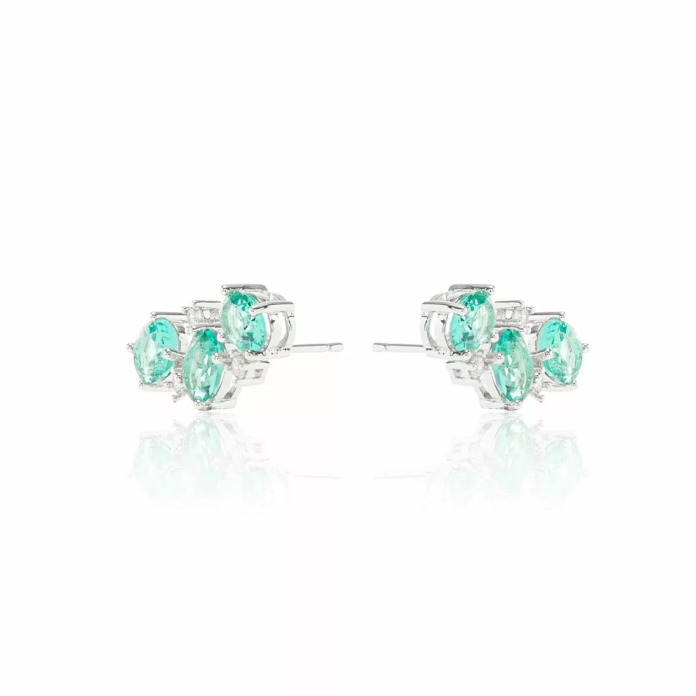 OVAL PARAIBA EARRING