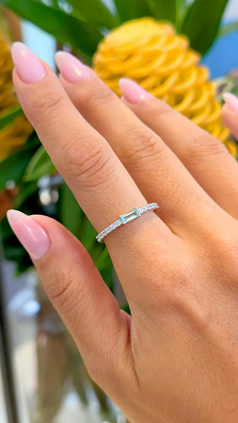 HALF ETERNITY RING - SIZE 16