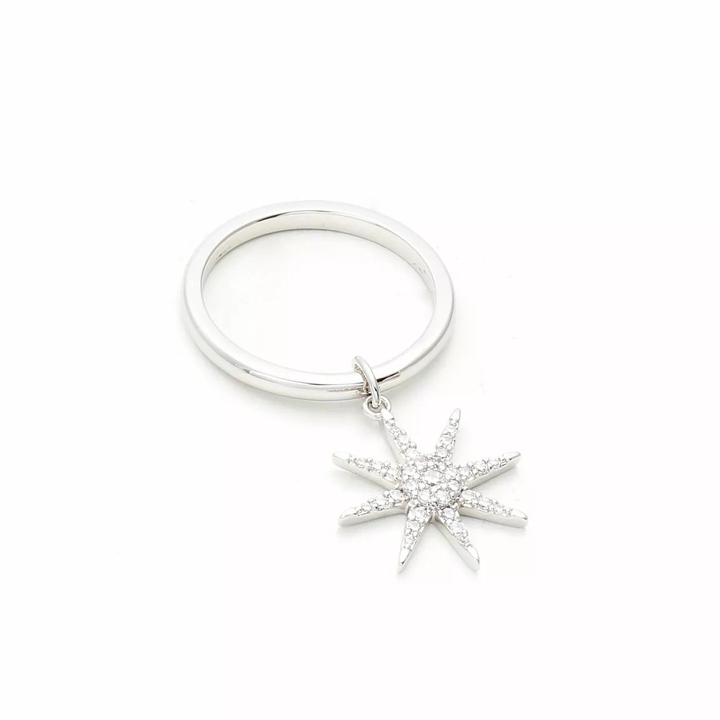 EIGHT-POINT STAR RING - SIZE 18