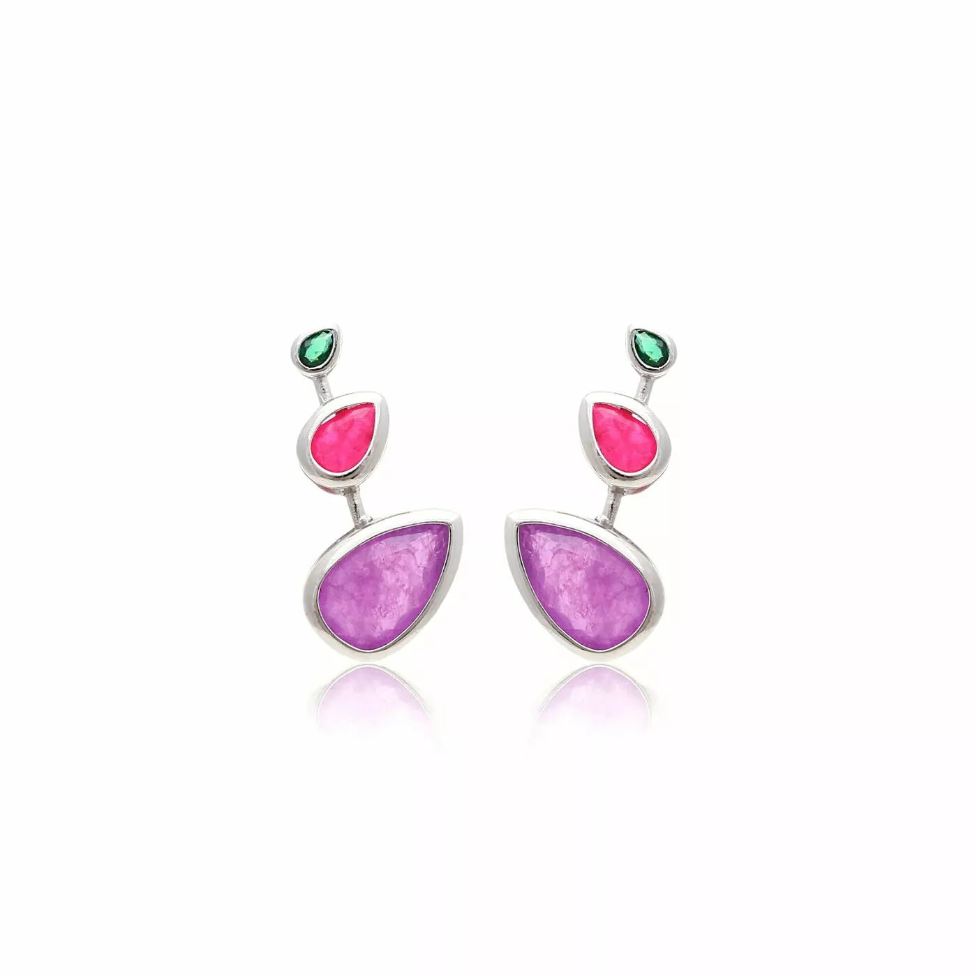 DROP AMETHYST EARRING