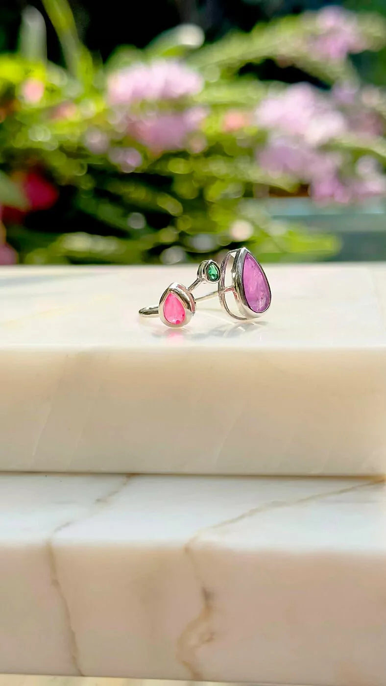DROP AMETHYST RING