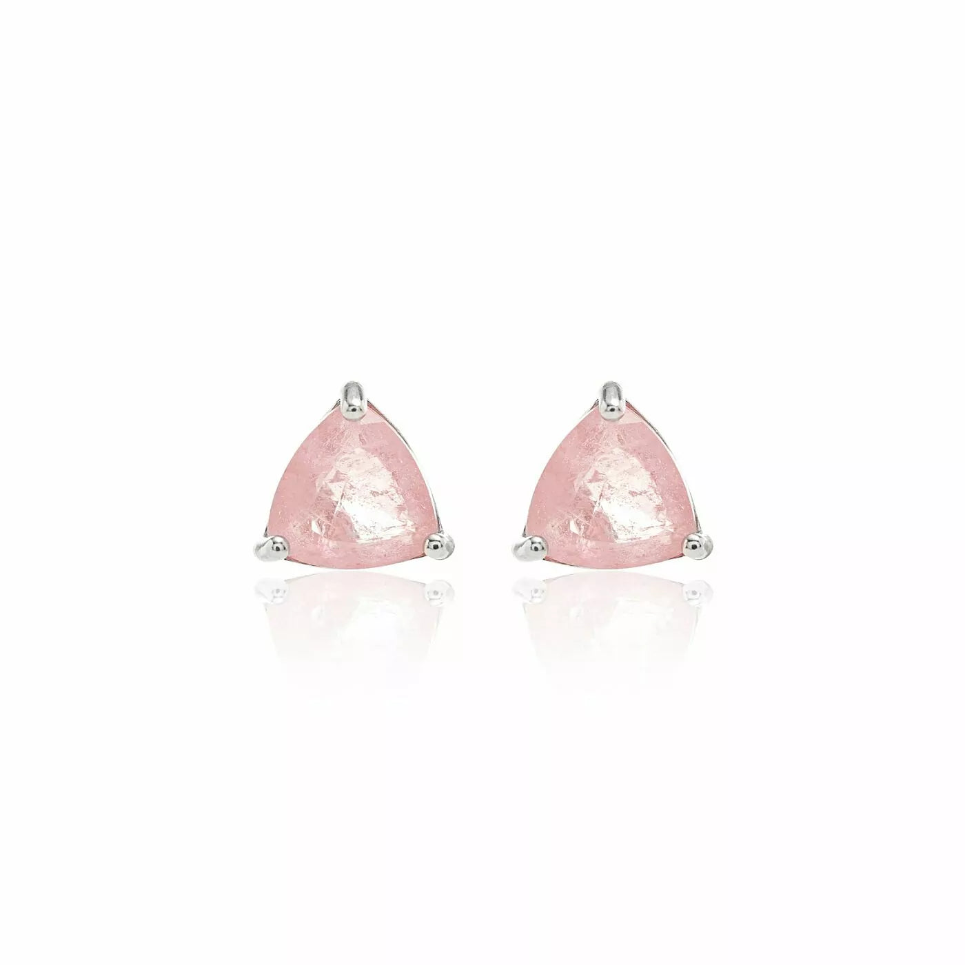 ROSE QUARTZ TRIANGLE SET