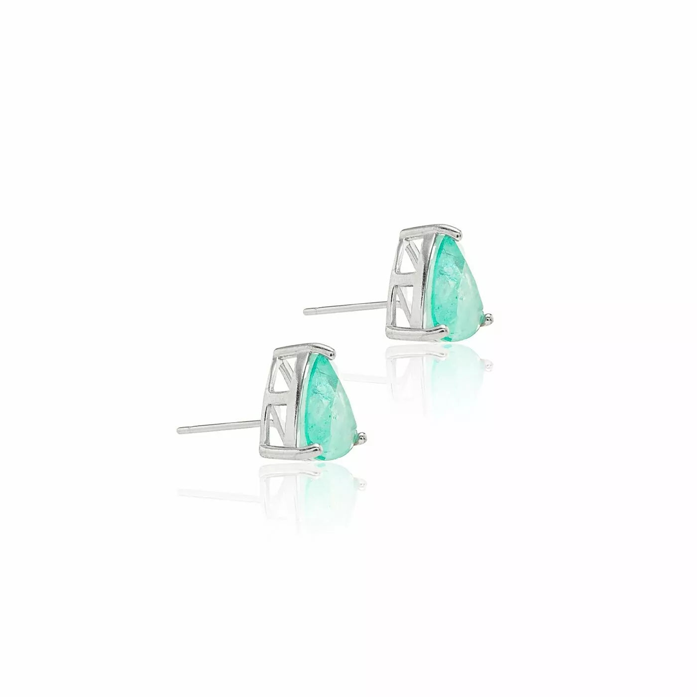 TRIANGLE TOURMALINE EARRING