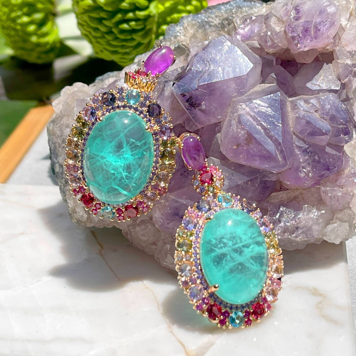 FUSION TOURMALINE EARRING