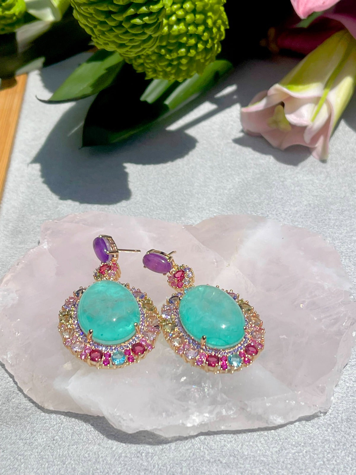 FUSION TOURMALINE EARRING