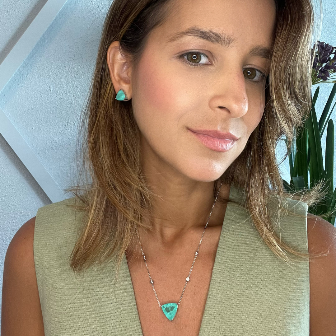 TRIANGLE TOURMALINE SET