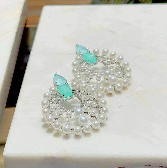 ROUND PEARL EARRING