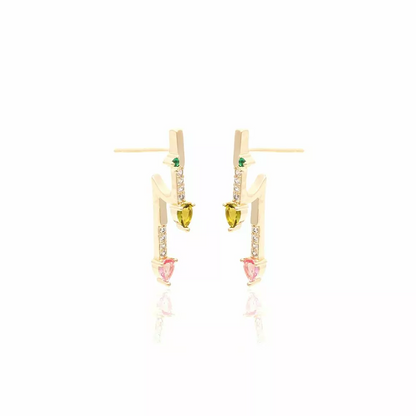 COLORED SHAPES EARRING