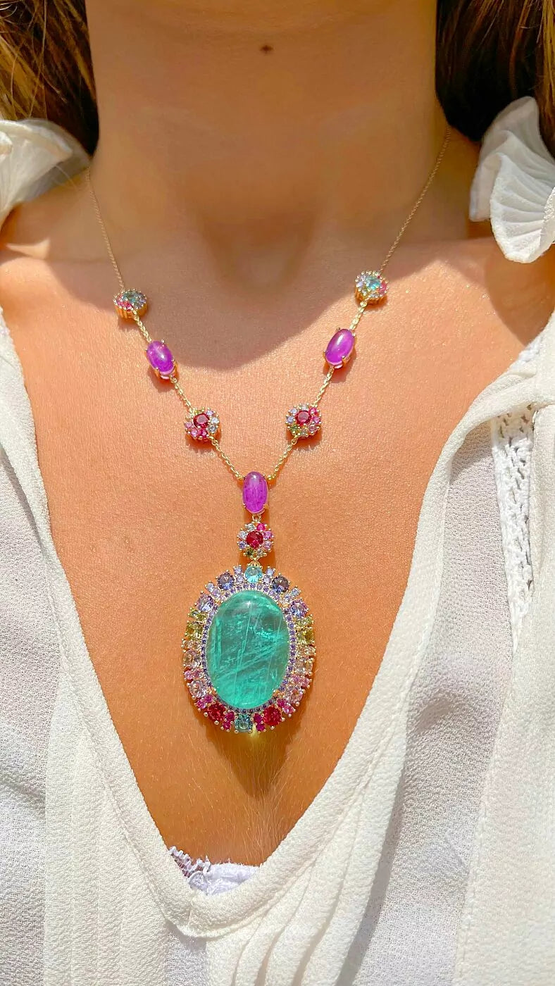 FUSION TURMALINE NECKLACE