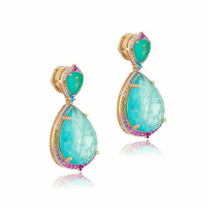 COLORFUL DROP EARRING