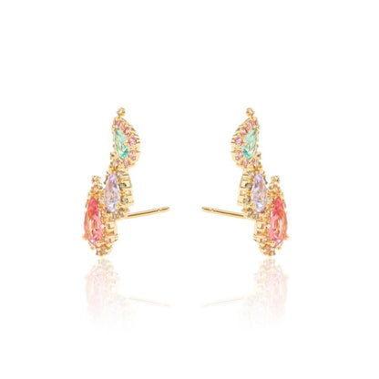 EMBROIDERED DROPS EARRING