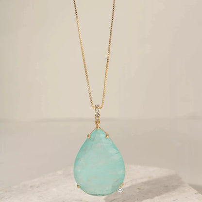 DROP TOURMALINE NECKLACE