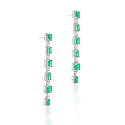 COLOMBIAN EMERALD EARRING