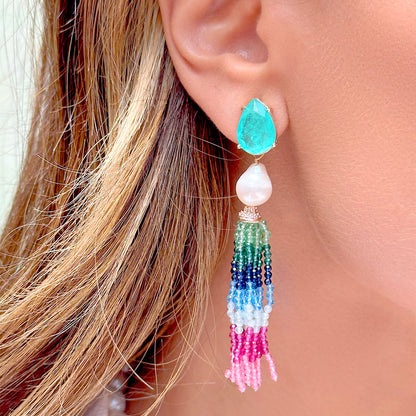 TASSEL COLORS EARRING