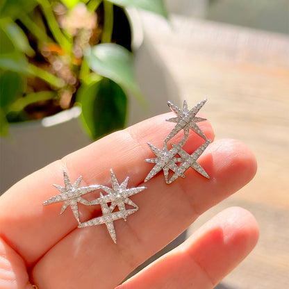 TRIO OF STARS EARRING