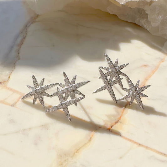 TRIO OF STARS EARRING