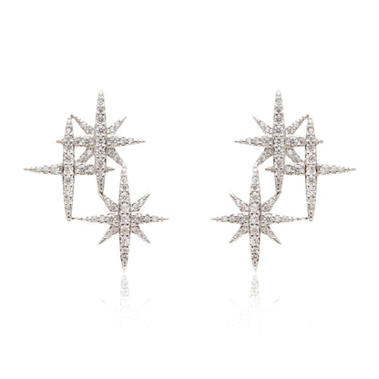 TRIO OF STARS EARRING