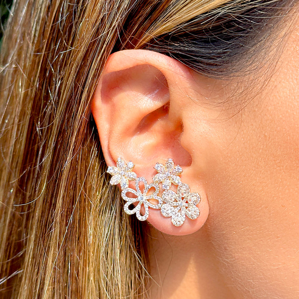 FOUR FLOWERS EARRING