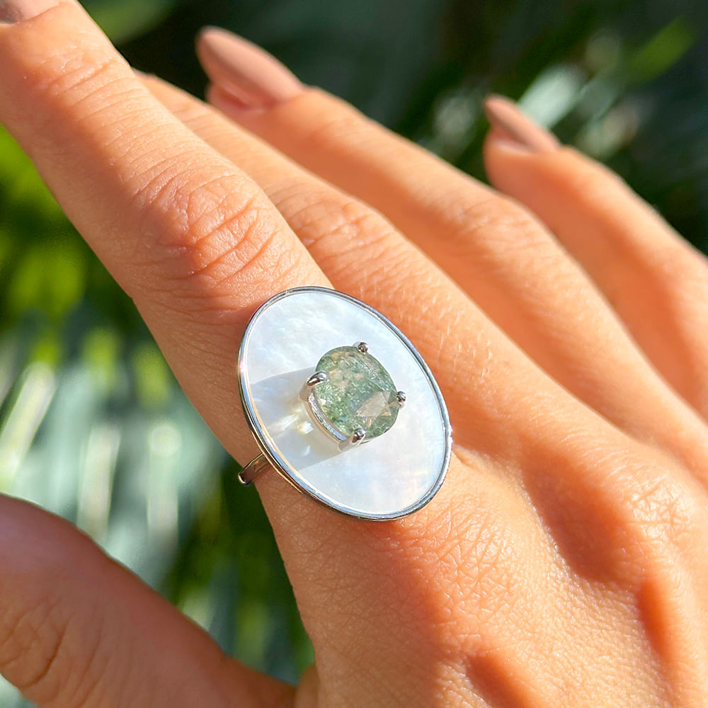 MOTHER OF PEARL RING