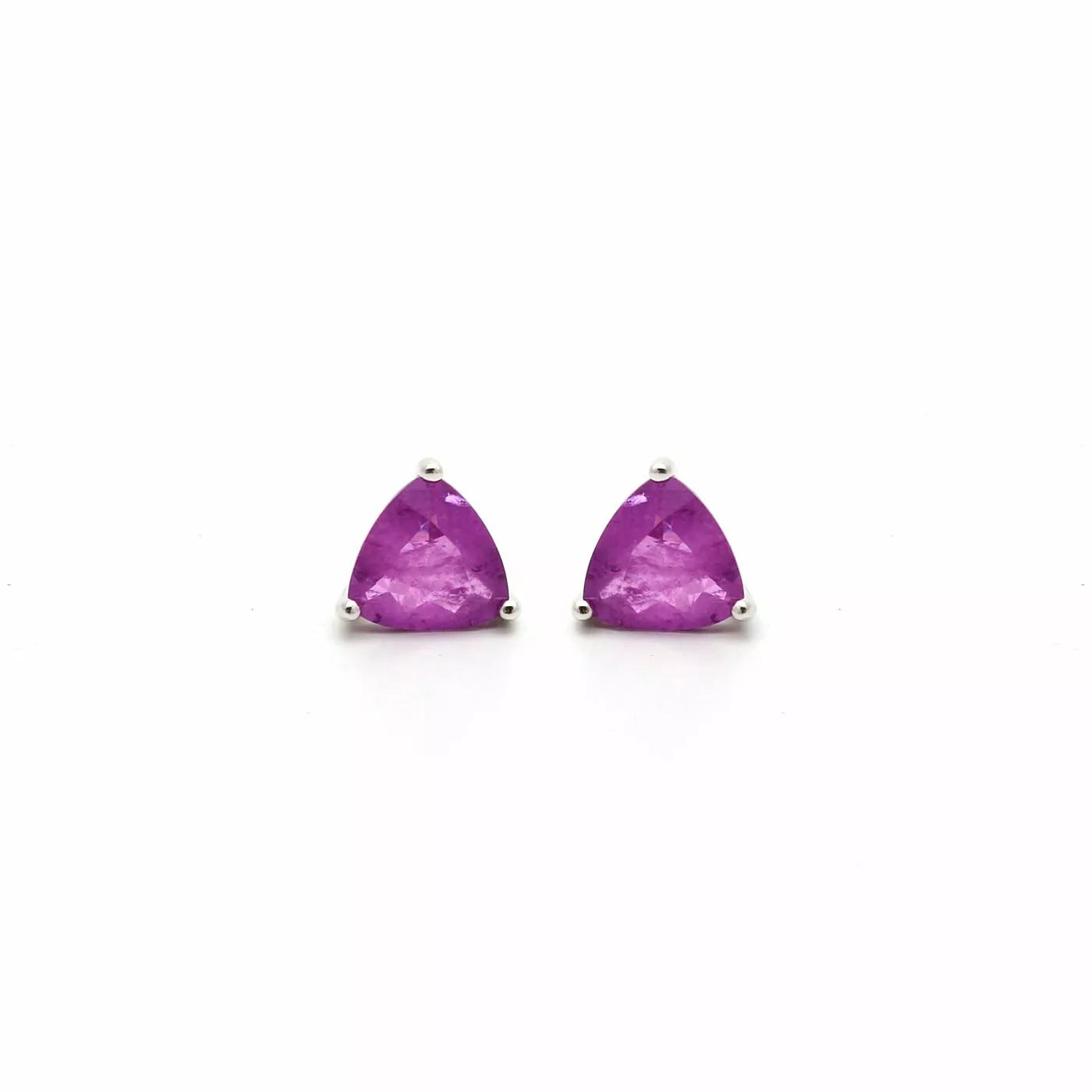 TRIANGLE AMETHYST EARRING