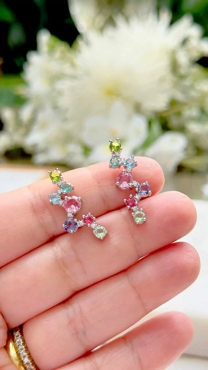 COLORFUL EARCUFF EARRING