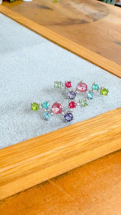 COLORFUL EARCUFF EARRING
