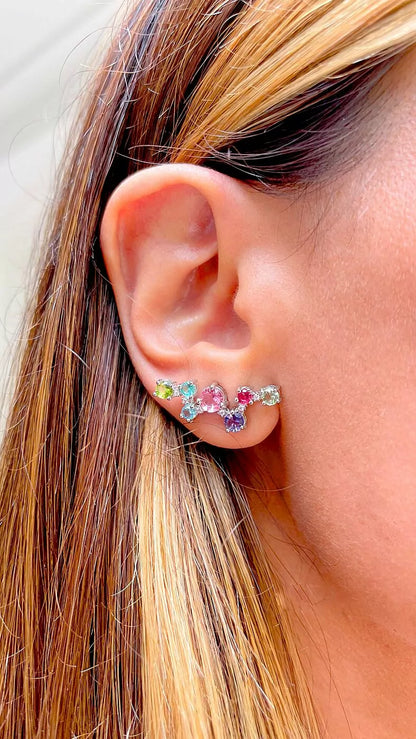 COLORFUL EARCUFF EARRING