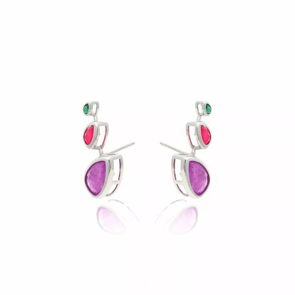 DROP AMETHYST EARRING