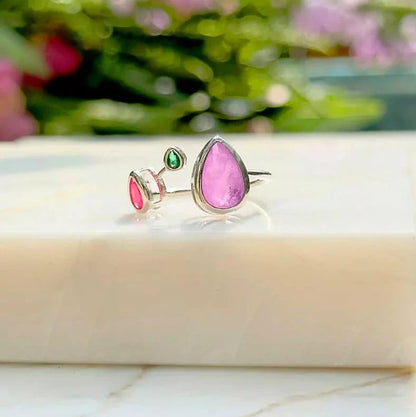 DROP AMETHYST RING