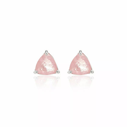 ROSE QUARTZ TRIANGLE SET