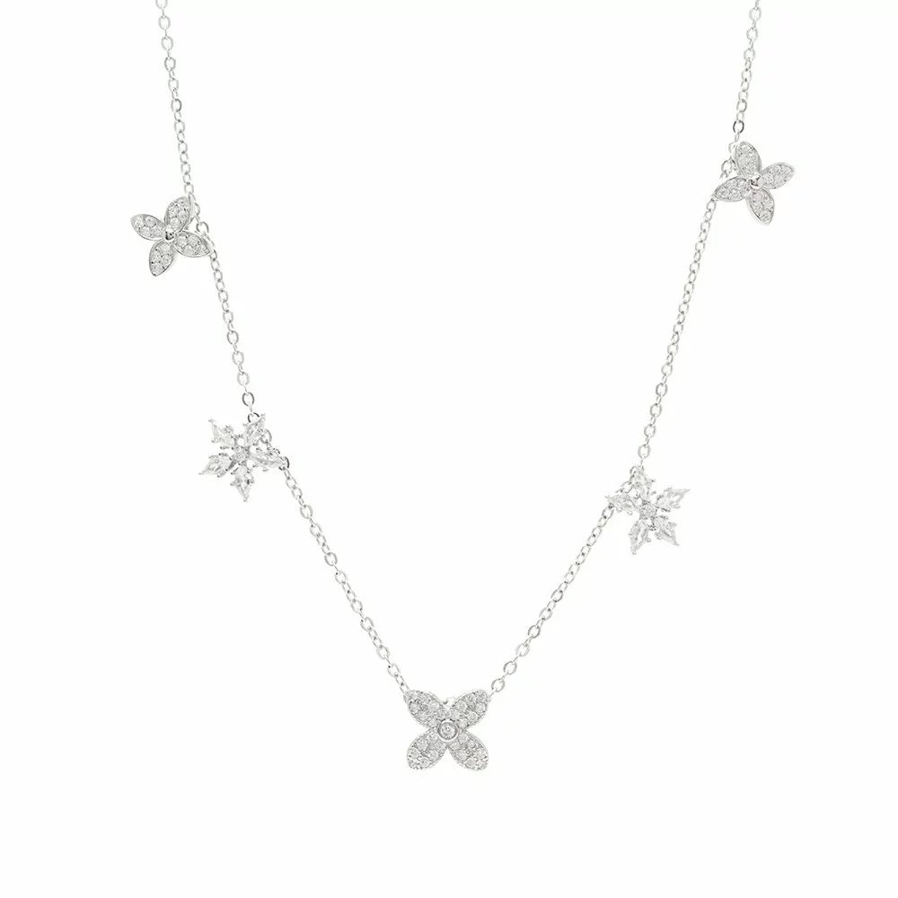 FOUR FLOWERS NECKLACE