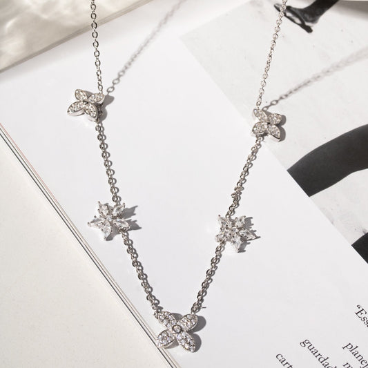 FOUR FLOWERS NECKLACE