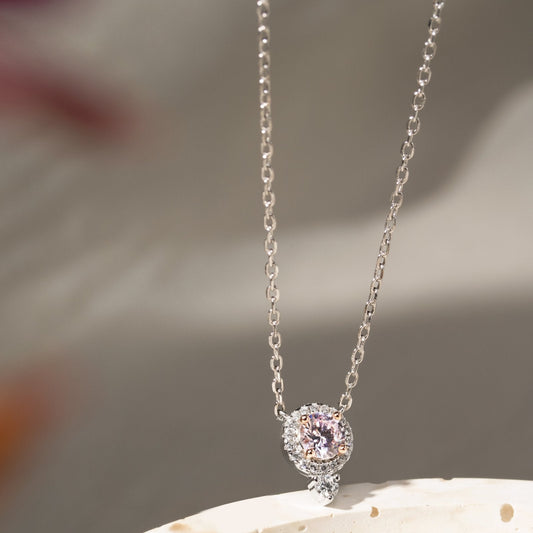 DIAMOND PINK NECKLACE