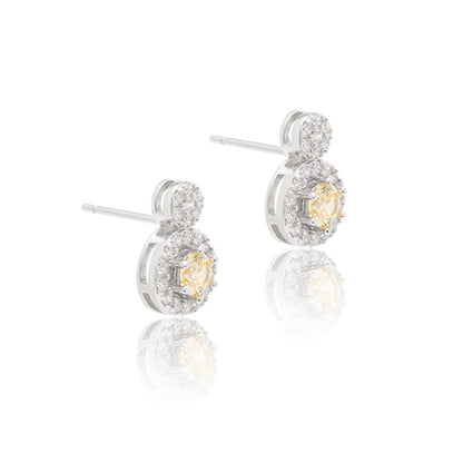 FANCY YELLOW EARRING