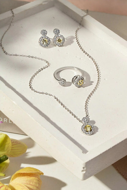 FANCY YELLOW EARRING