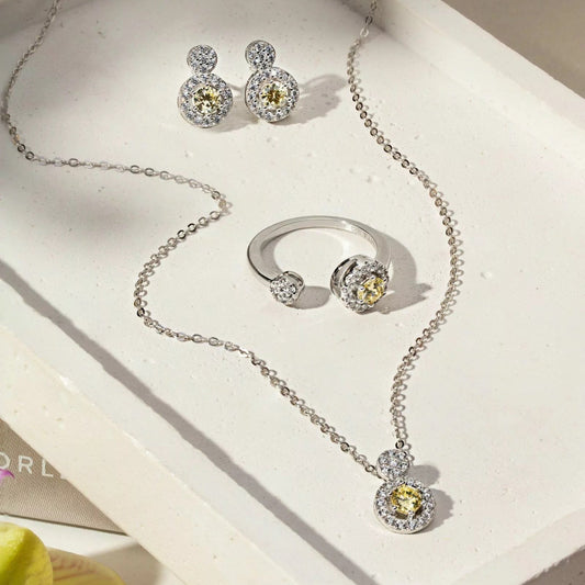 FANCY YELLOW NECKLACE