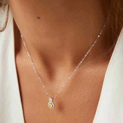 FANCY YELLOW NECKLACE