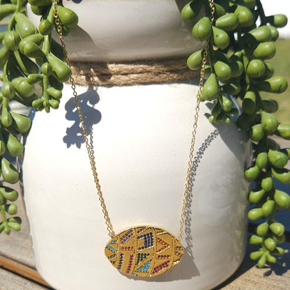 OVAL COLORS NECKLACE