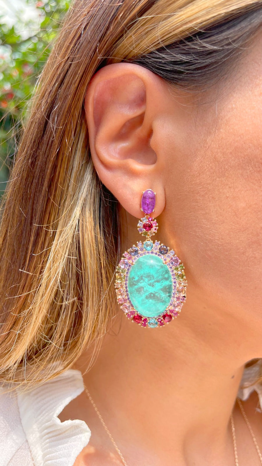 FUSION TOURMALINE EARRING