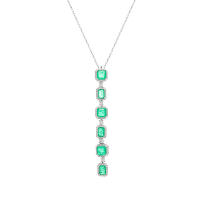 COLOMBIAN EMERALD NECKLACE