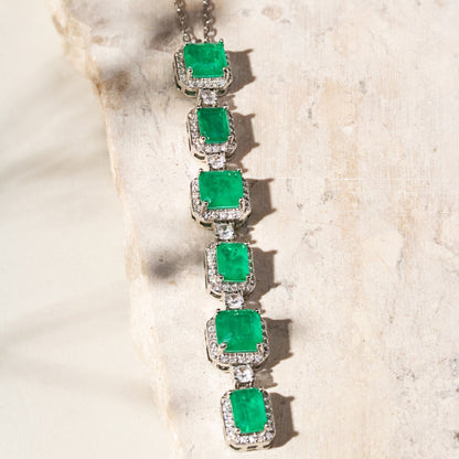COLOMBIAN EMERALD NECKLACE