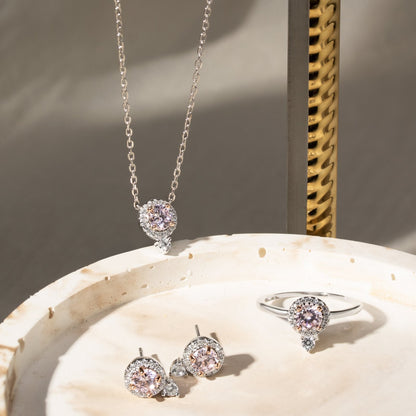 DIAMOND PINK NECKLACE