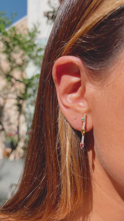 COLORED SHAPES EARRING